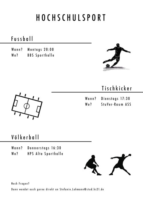Programm Hochschulsport Programm Hochschulsport