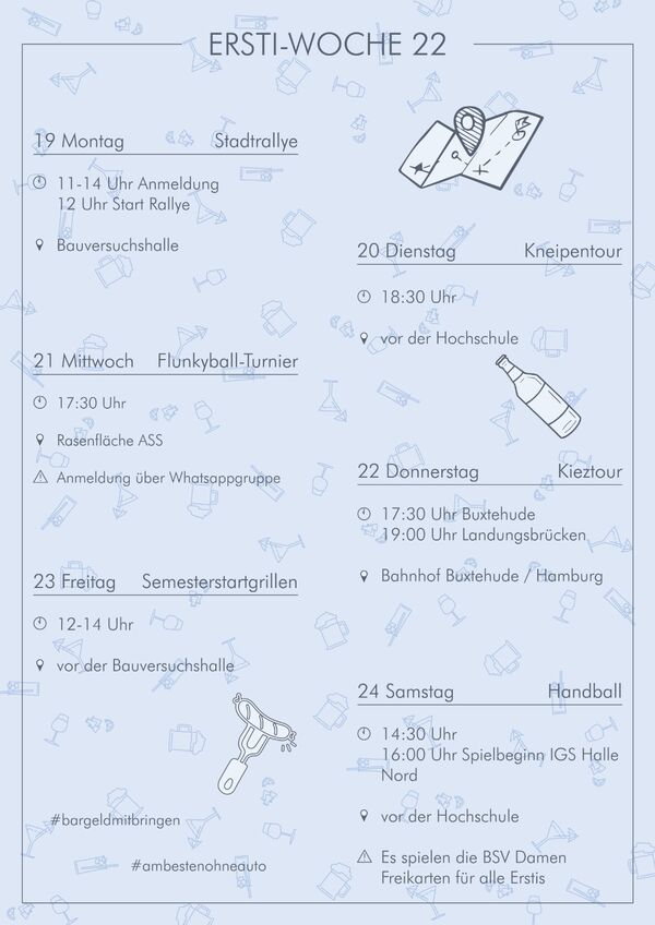 Programm Ersti Woche 2022