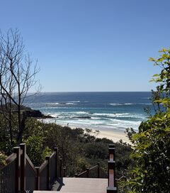 Strand mit Blick aufs Meer