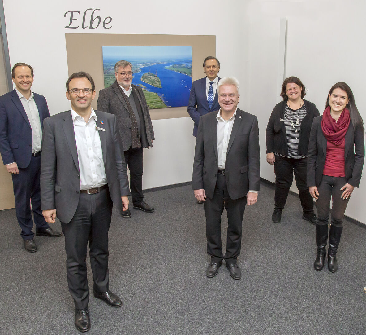 Gruppenfoto der Clusterverantwortlichen