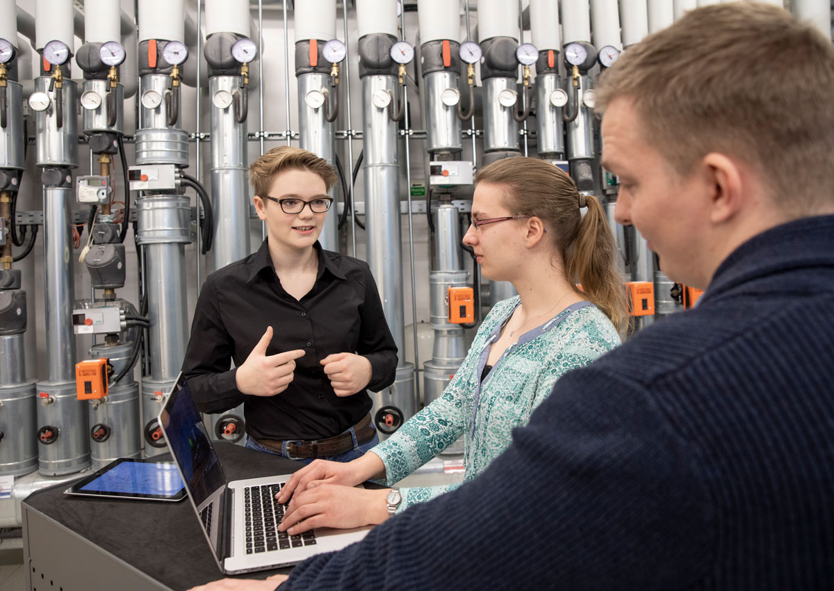 Studierende Gebäudetechnik DUAL