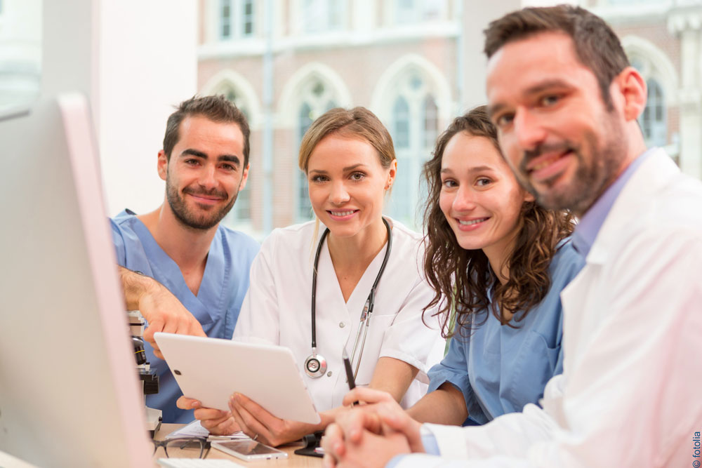 Nursing Team in der Pflege