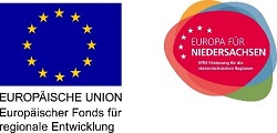 Finanzierung aus Mitteln des Europäischen Fonds für Regionale Entwicklung (EFRE) sowie durch das Land Niedersachsen